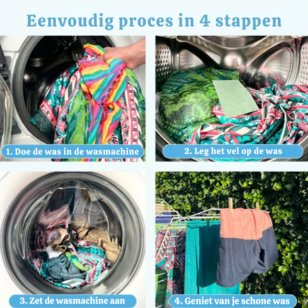 Mooibelle | Wasmiddelvellen voor de wasmachine
