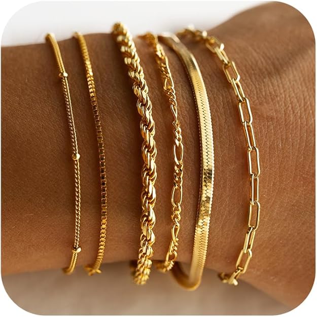 Armbanden Set | Goud by Mooibelle