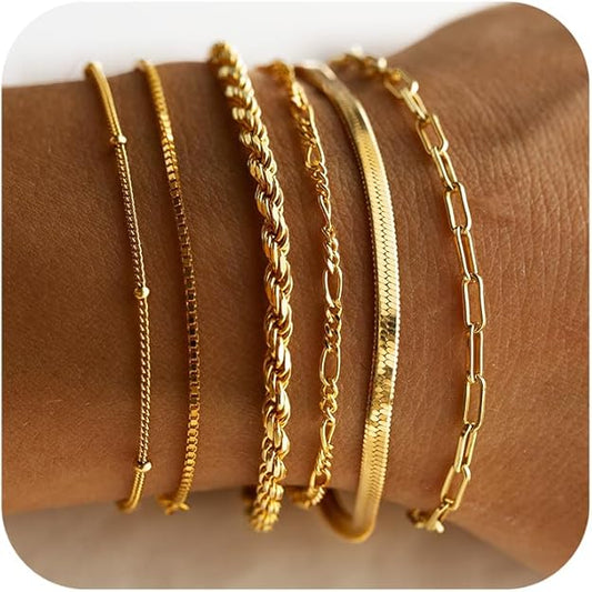 Armbanden Set | Goud by Mooibelle