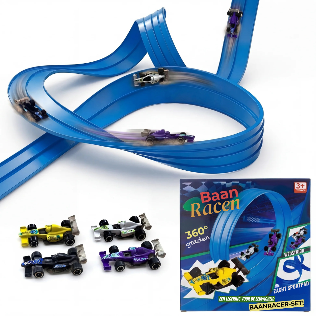 Flex 360°-racebaan met auto’s