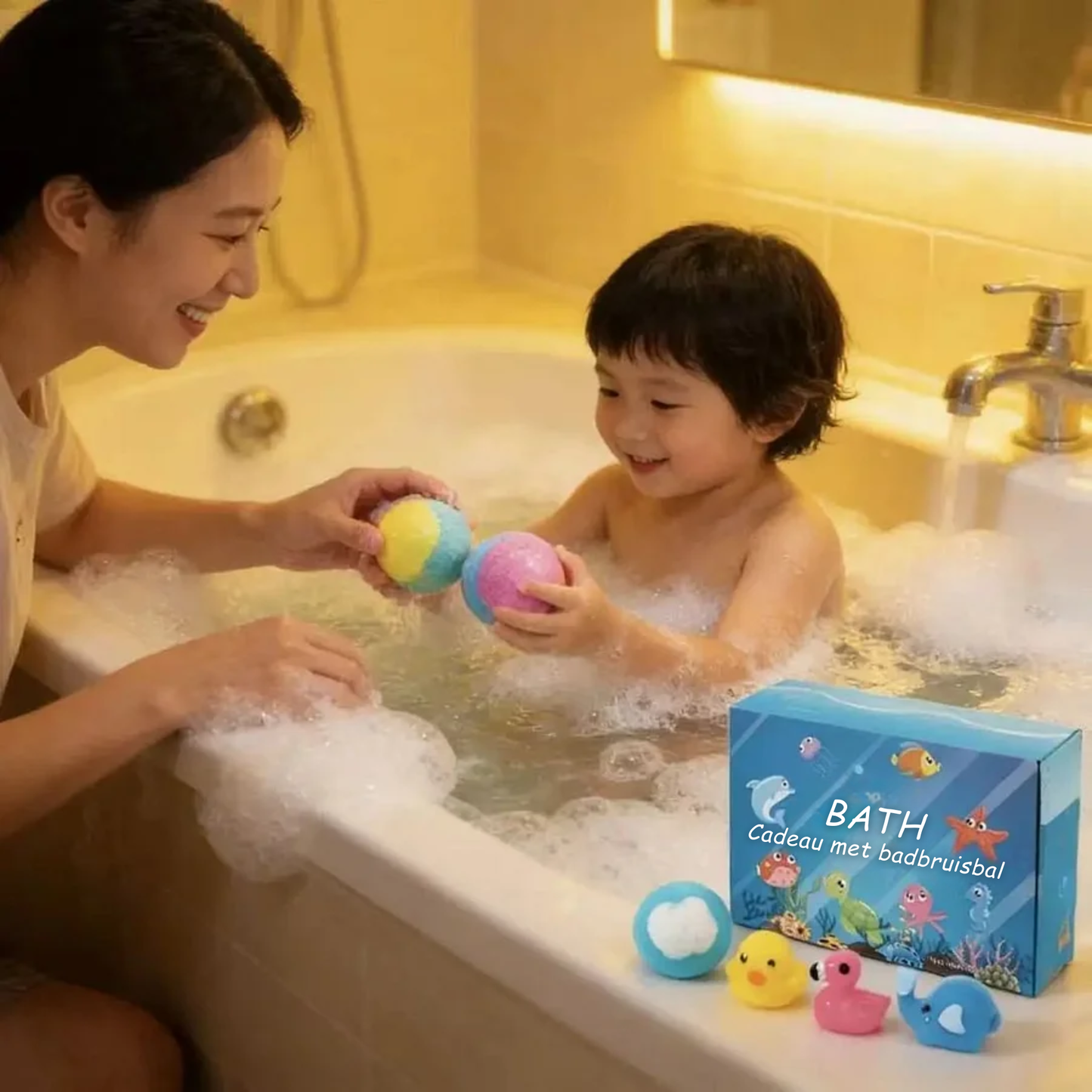🛁 Verrassingsbadbruisballen voor kinderen