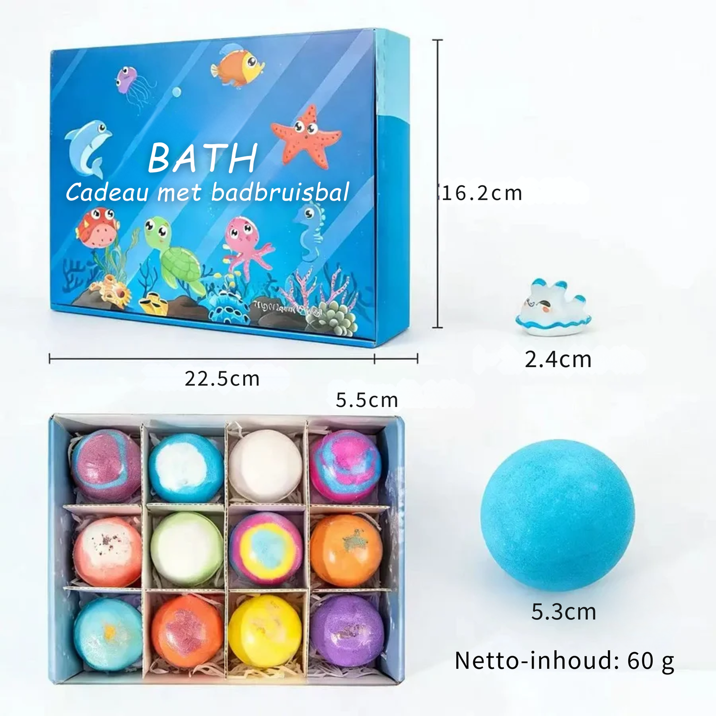 🛁 Verrassingsbadbruisballen voor kinderen