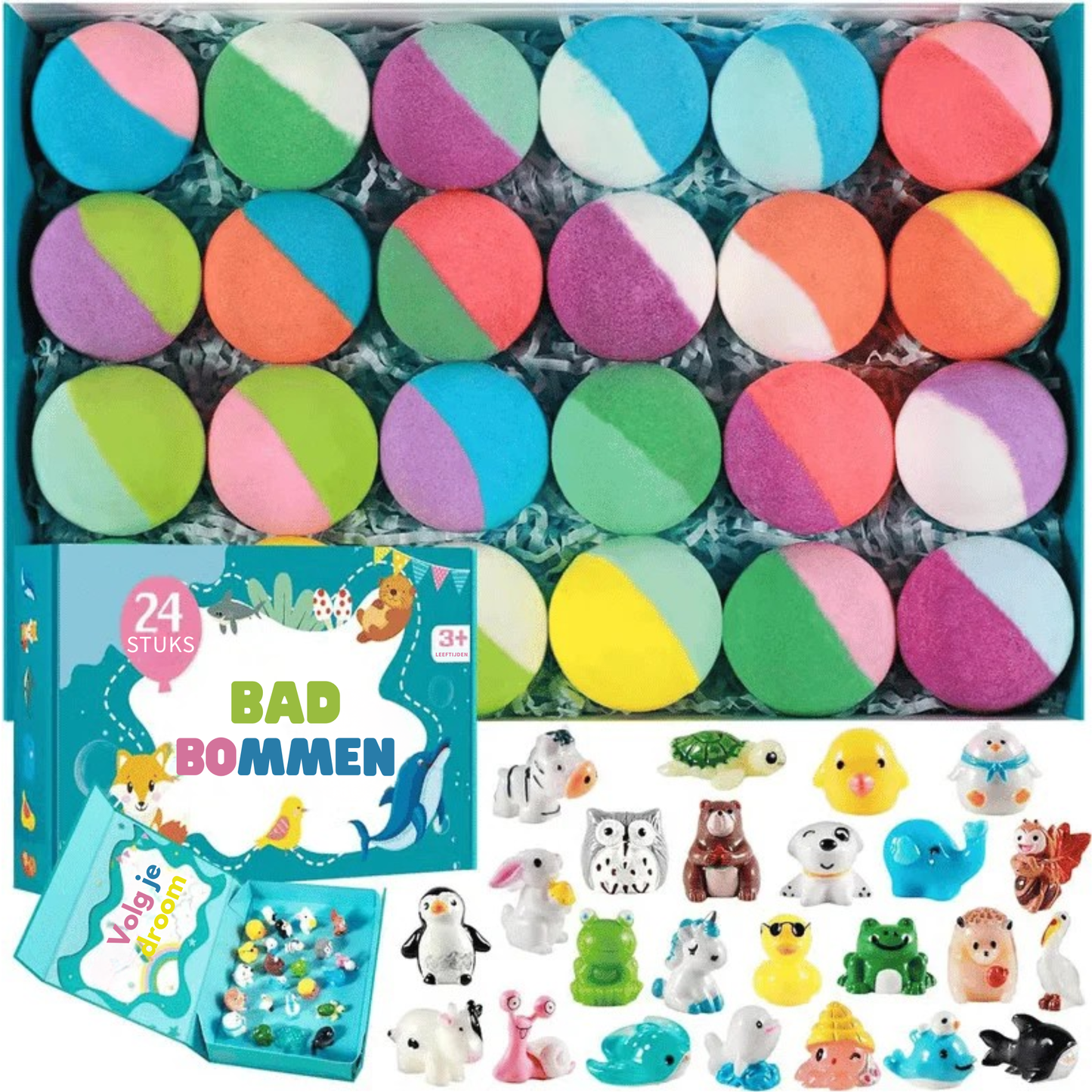 🛁 Verrassingsbadbruisballen voor kinderen