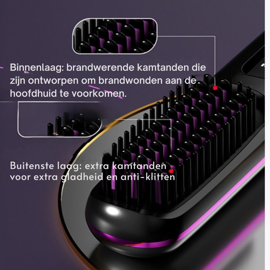 Mooibelle- Stylingborstel voor kort haar