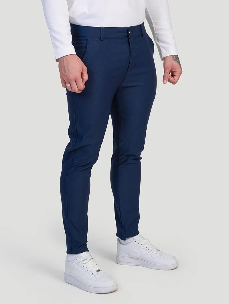 Noa stretchbroek - Blauw