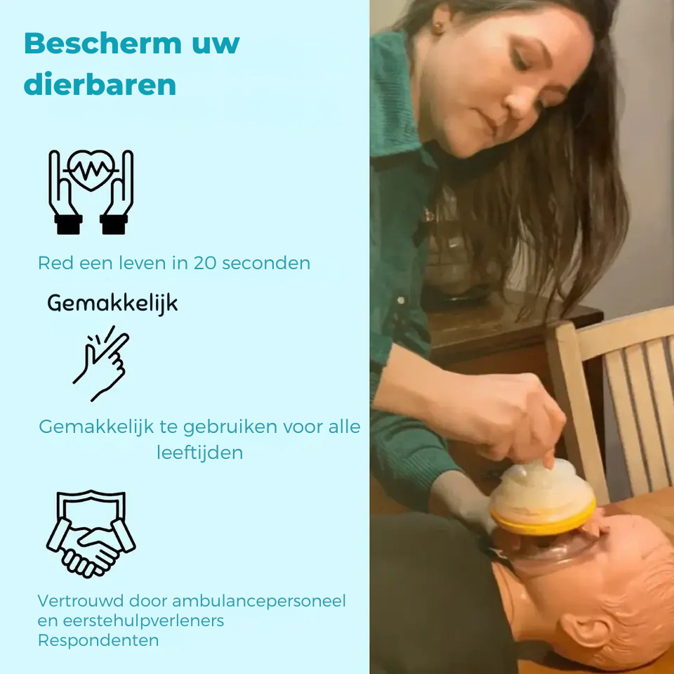 Bescherm uw gezin met Mooibelle — hulpmiddel bij verstikking