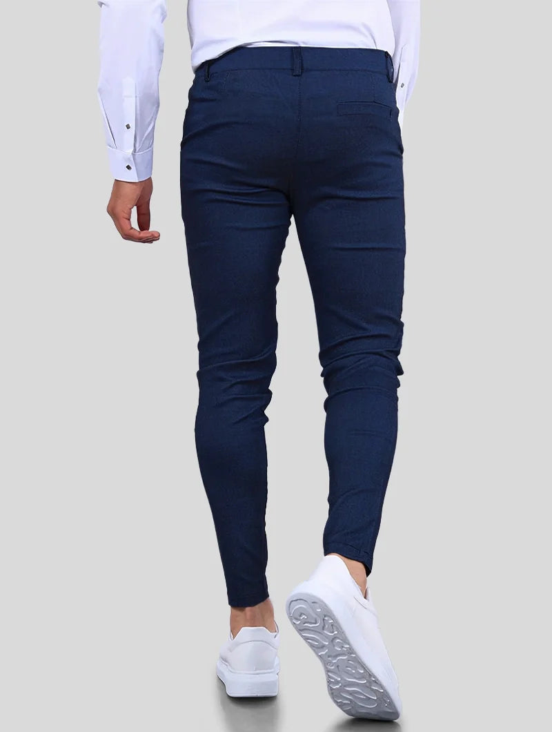 Noa stretchbroek - Blauw