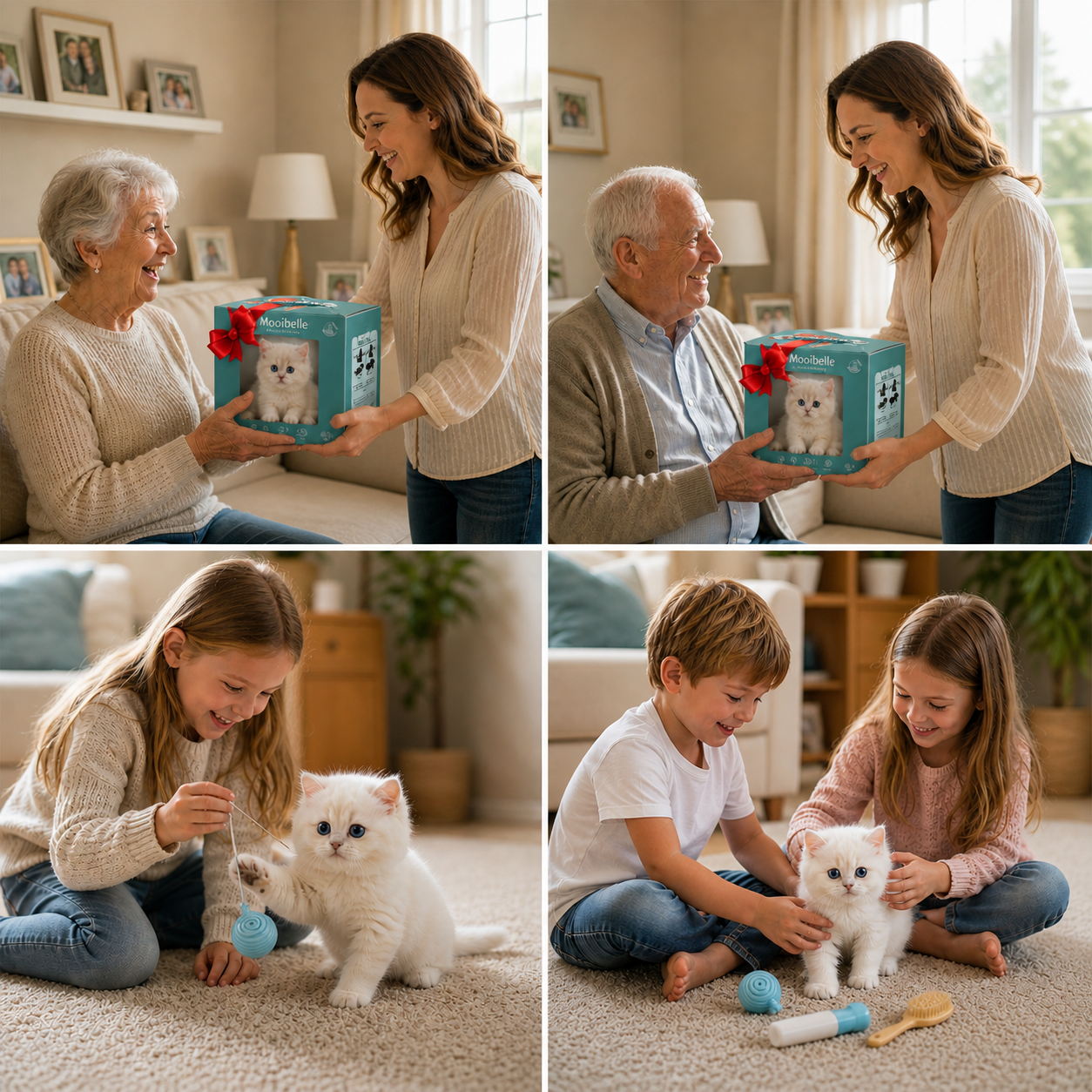 Interactieve knuffelkat