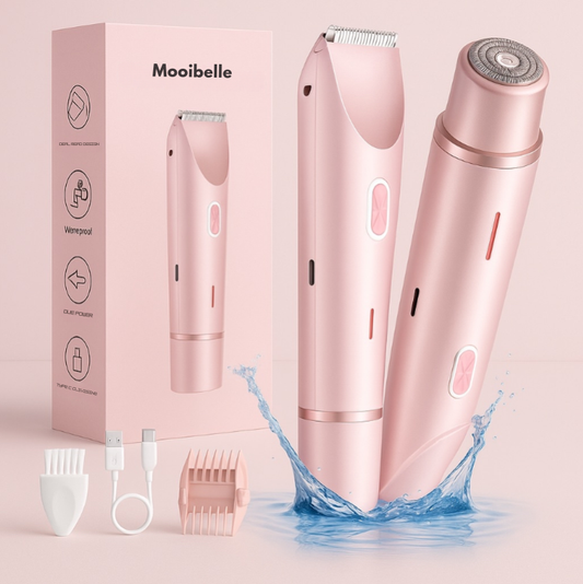 2-in-1 apparaat voor lichaams- en gezichtshaarverwijdering