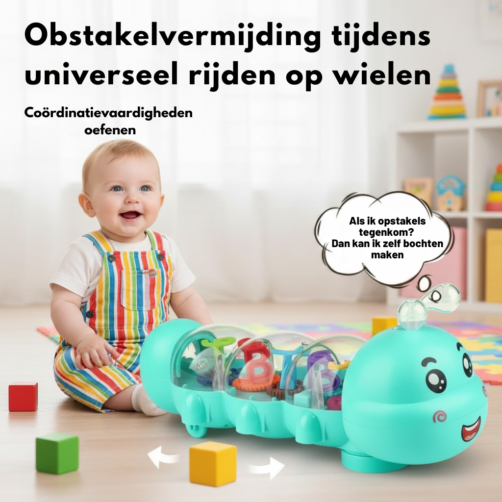 Lichtgevend muzikaal kruipend rupsbeestje