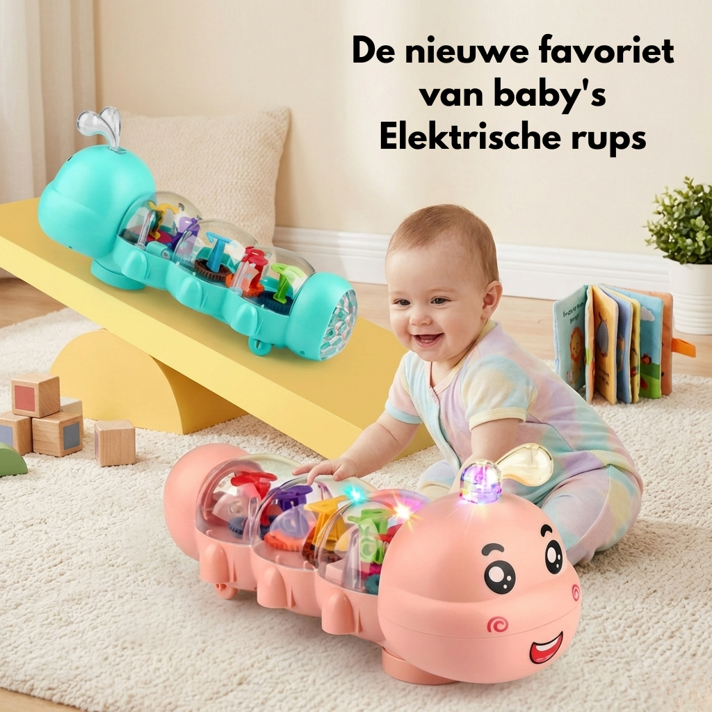 Lichtgevend muzikaal kruipend rupsbeestje