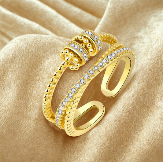 Anti-Stress Ring Crown Shine