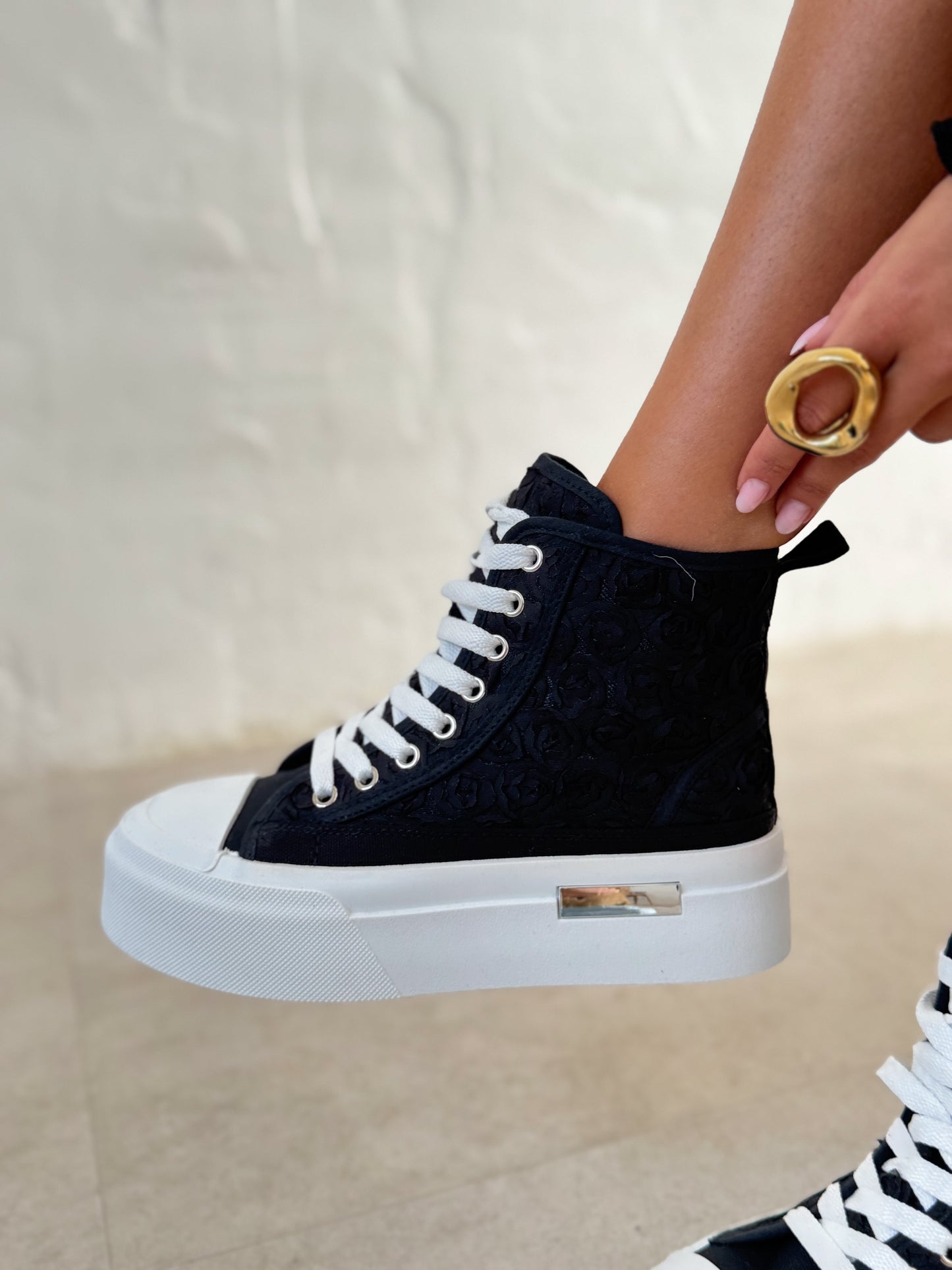 Diandra | Zwarte sneakers