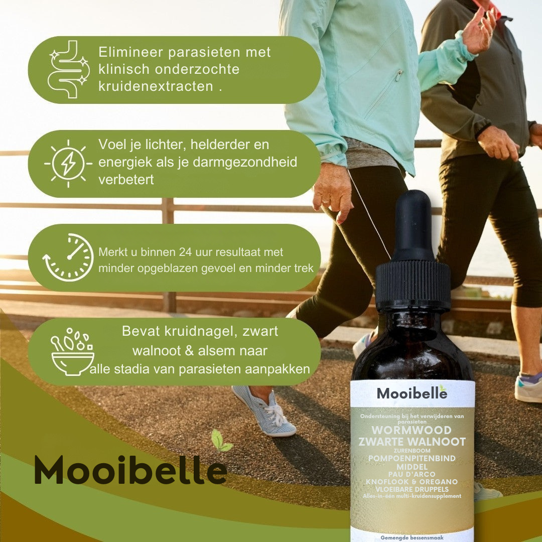 Mooibelle-Zwarte walnoot-alsem parasietenreiniger
