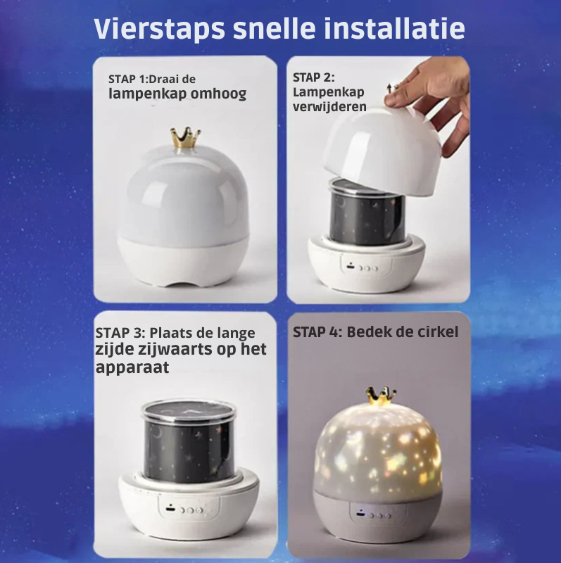 2-in-1 nachtlamp voor kinderen - Mooibelle