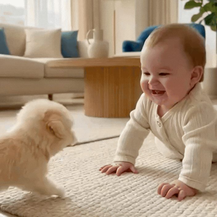 Interactieve knuffelpup