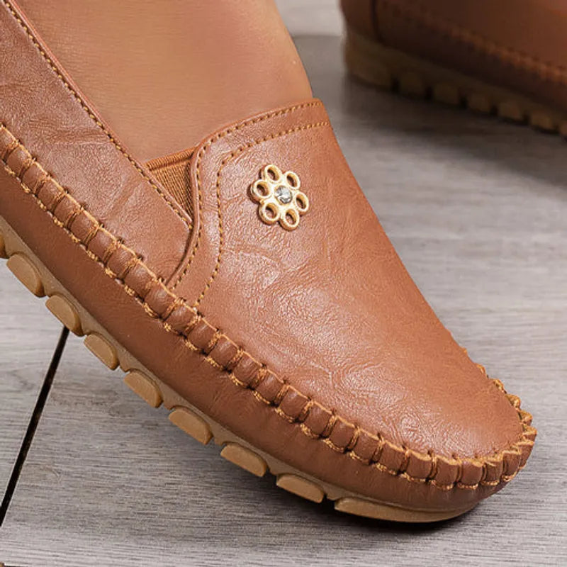 Bestseller - Laatste dag van de uitverkoop 60% KORTING Orthopedische leren schoenen, lichtgewicht, antislip, ademend voor dames