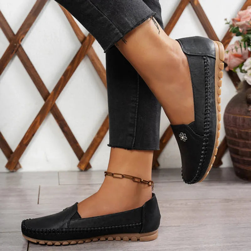 Bestseller - Laatste dag van de uitverkoop 60% KORTING Orthopedische leren schoenen, lichtgewicht, antislip, ademend voor dames