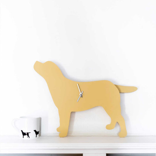 Labrador-klok met kwispelende staart - geel