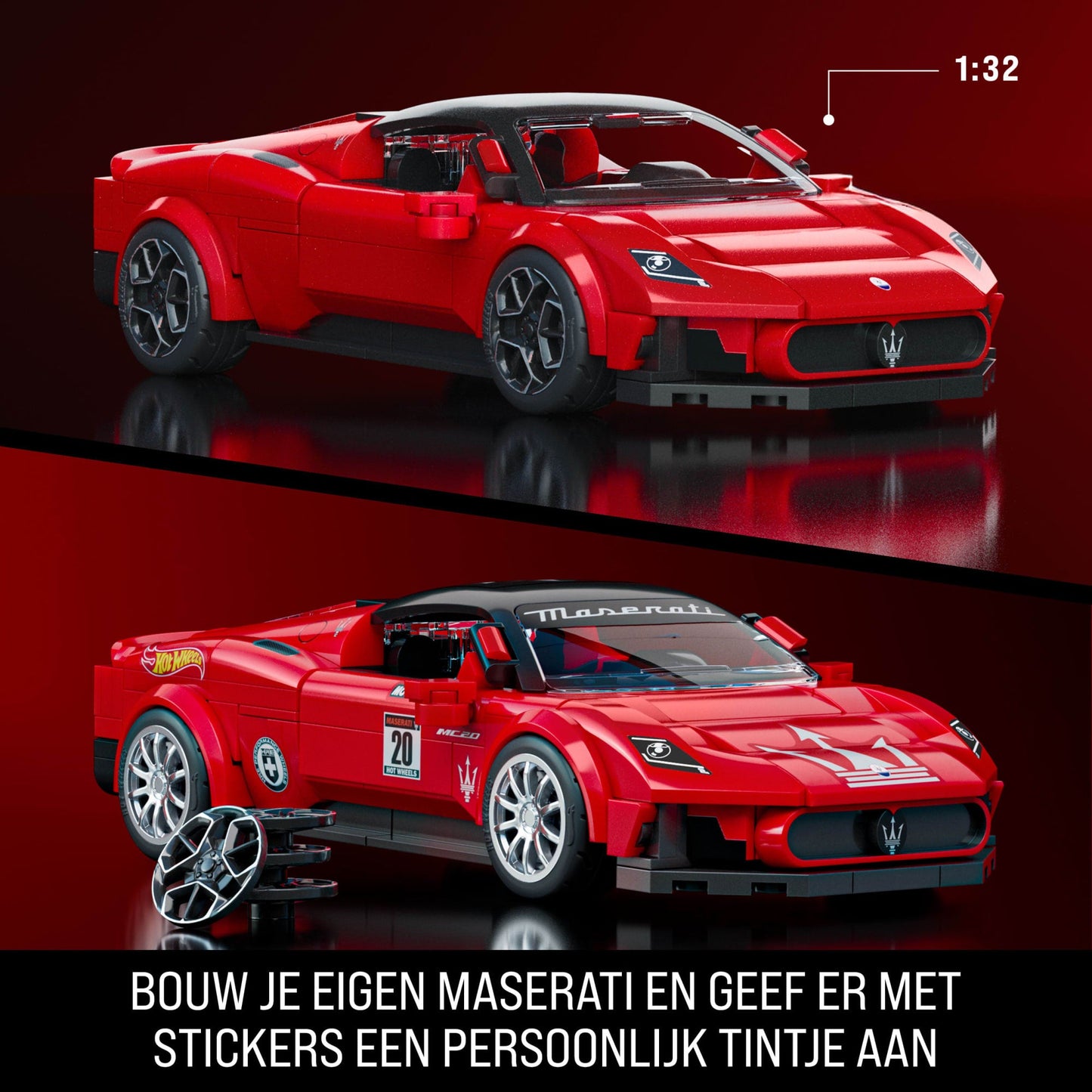 Mooibelle Hot Wheels Maserati Mc20