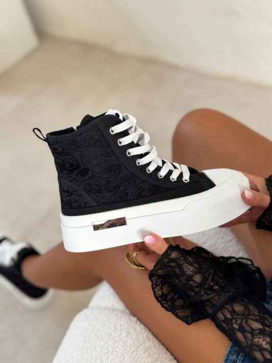 Diandra | Zwarte sneakers