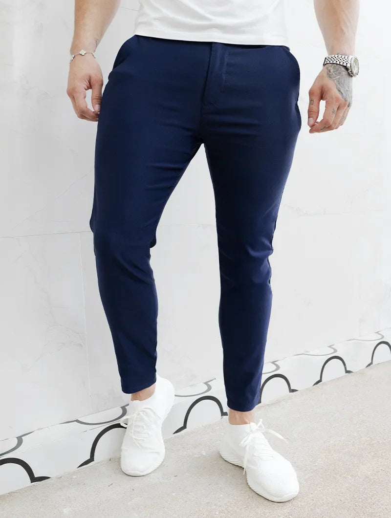 Noa stretchbroek - Blauw