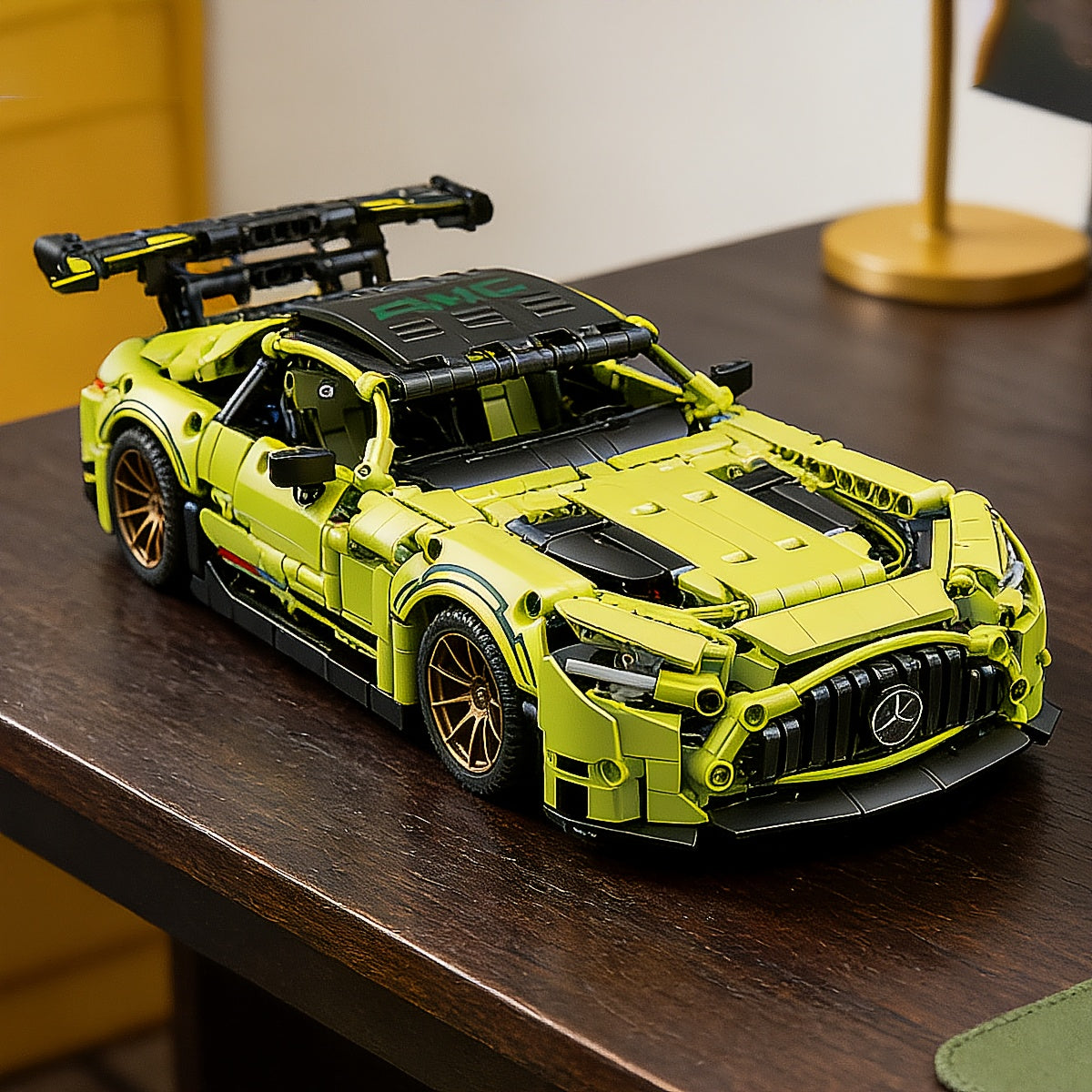 Bouwstenen voor een wide-body auto voor lange rechte stukken
