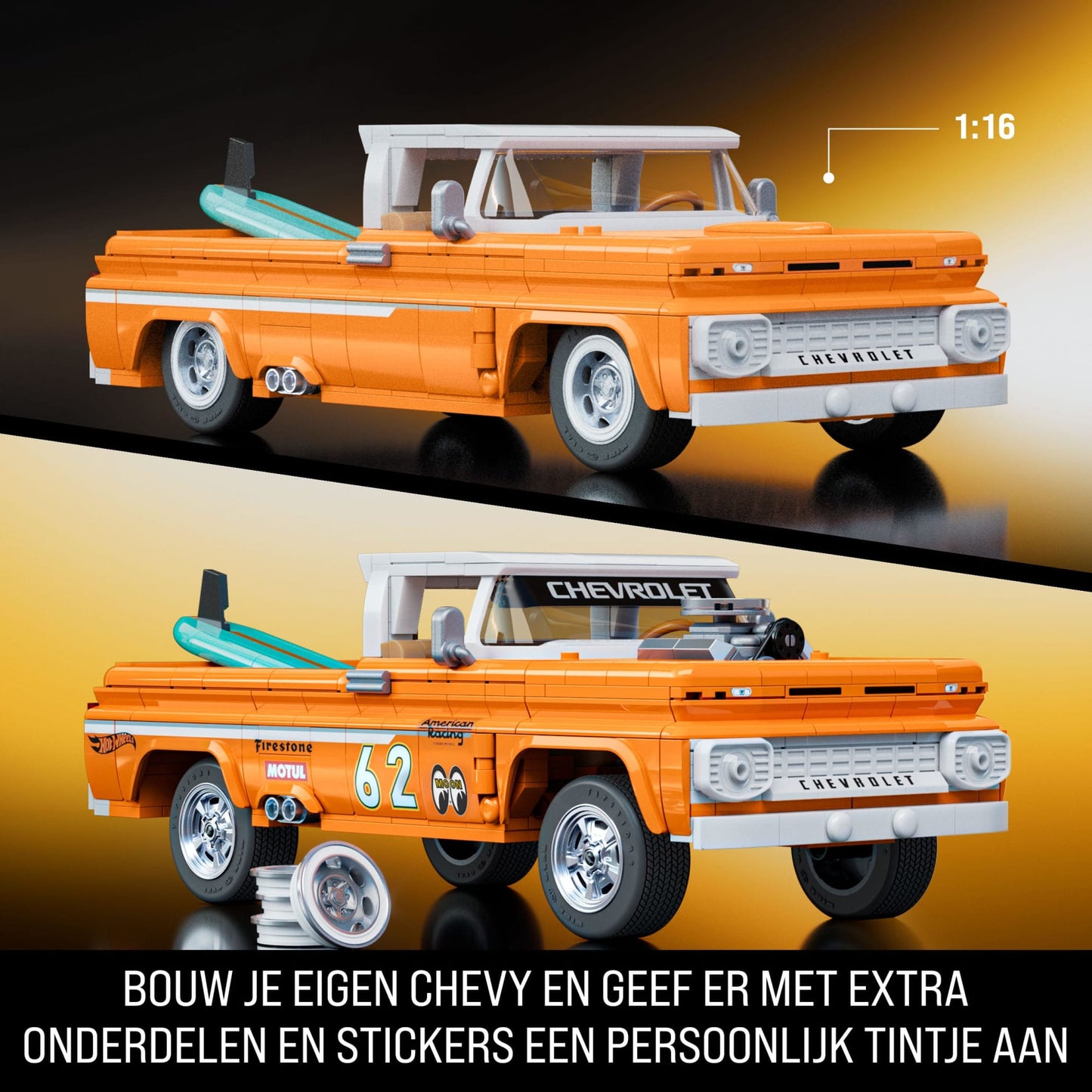 Mooibelle Hot Wheels Custom '62 Chevy Pickup