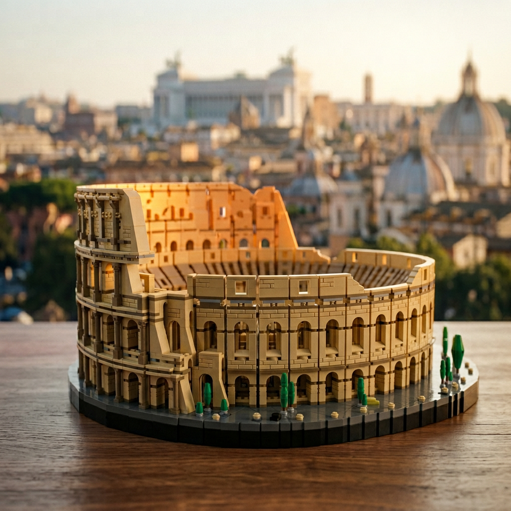 Model van het Romeinse Colosseum – Luxe bouwset (9036 stenen)