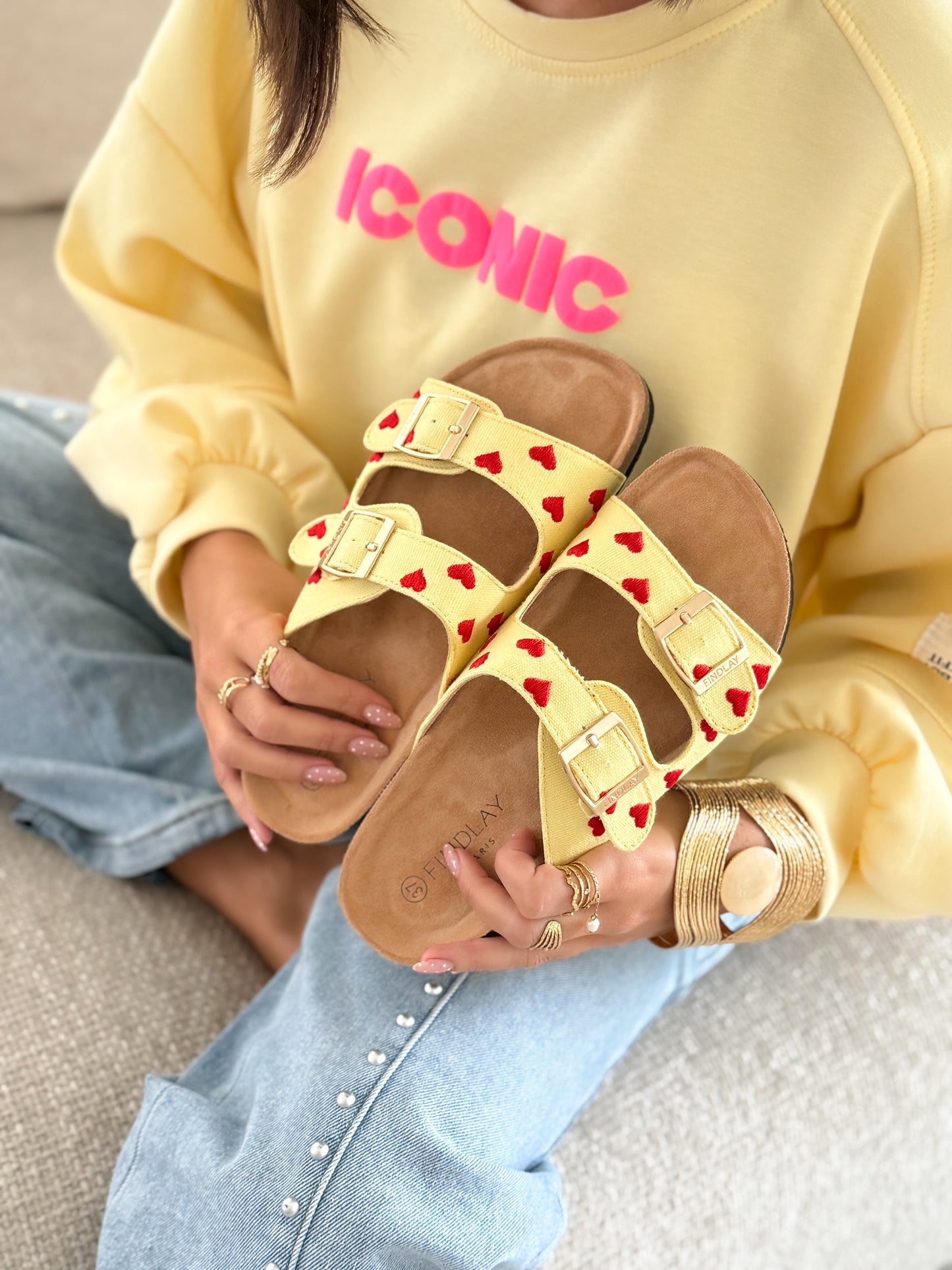 Celine | Gele sandalen