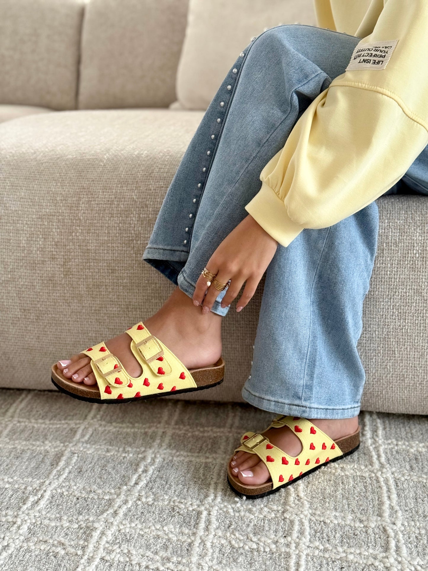 Celine | Gele sandalen