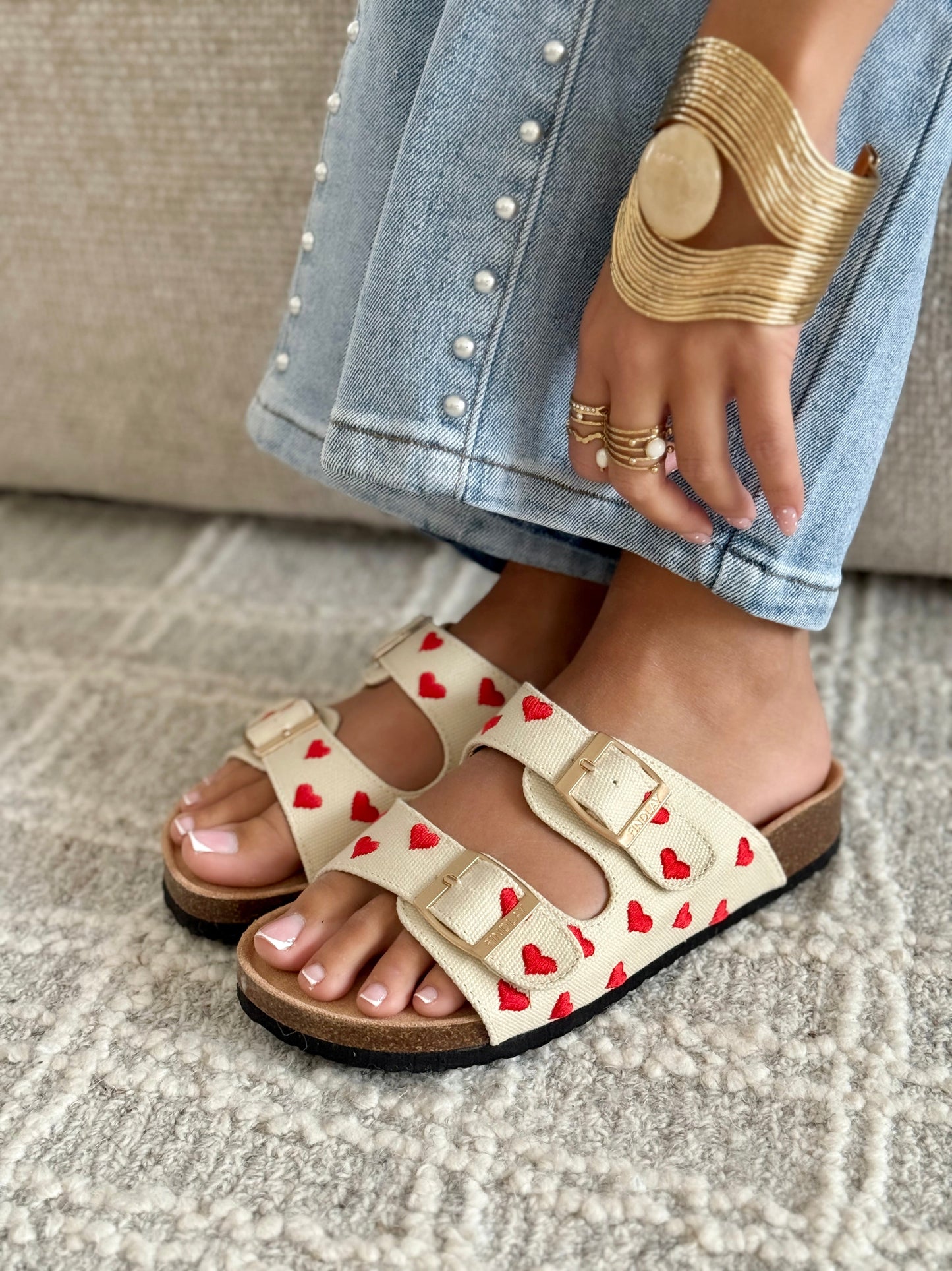 Flavia | Beige sandalen