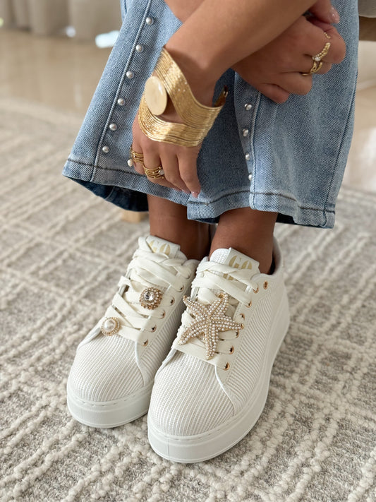 Eliana | Beige sneakers