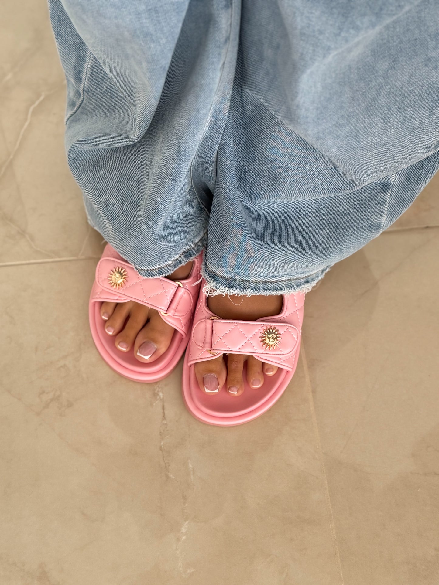 Shazy | Roze sandalen