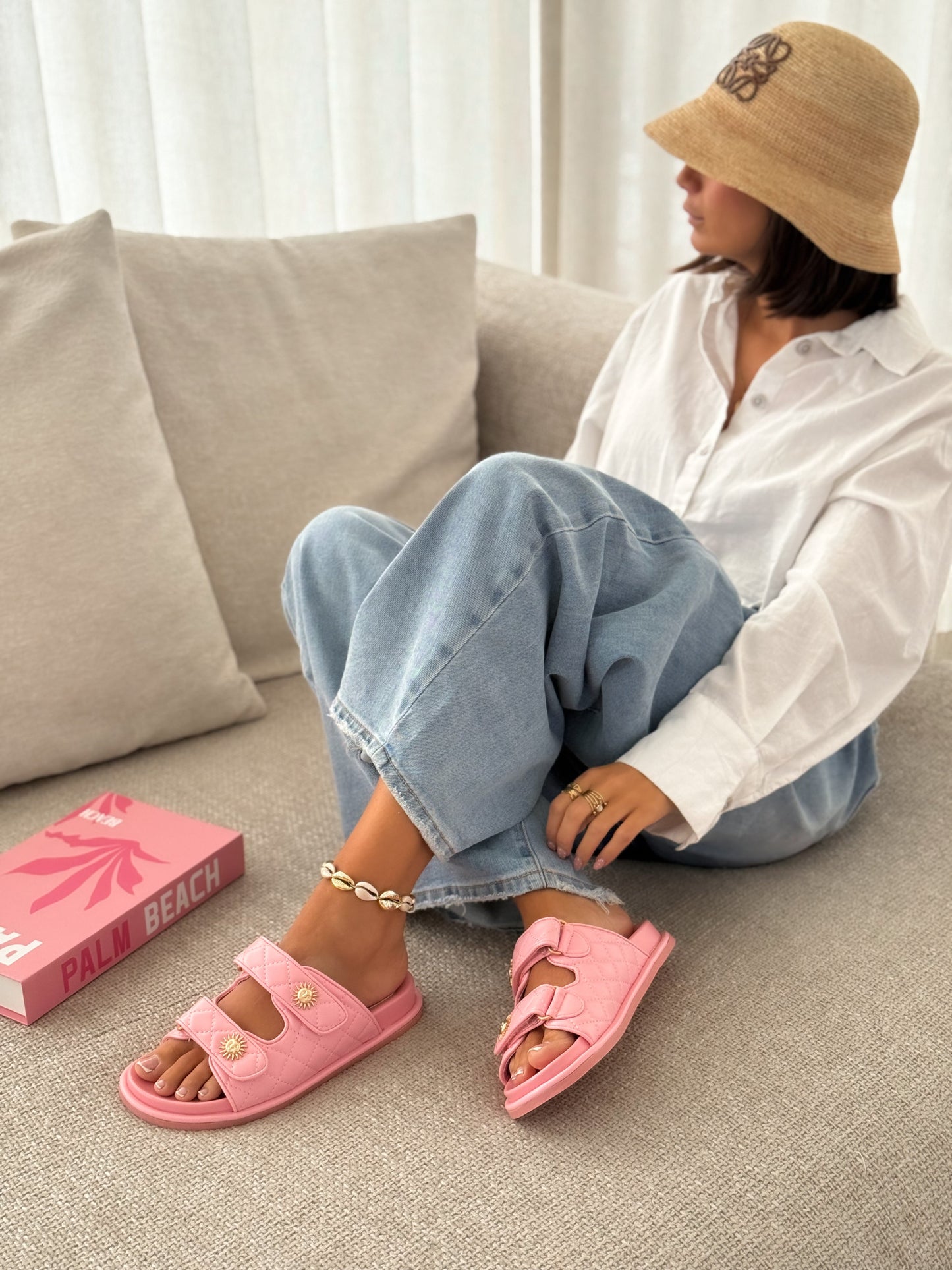 Shazy | Roze sandalen