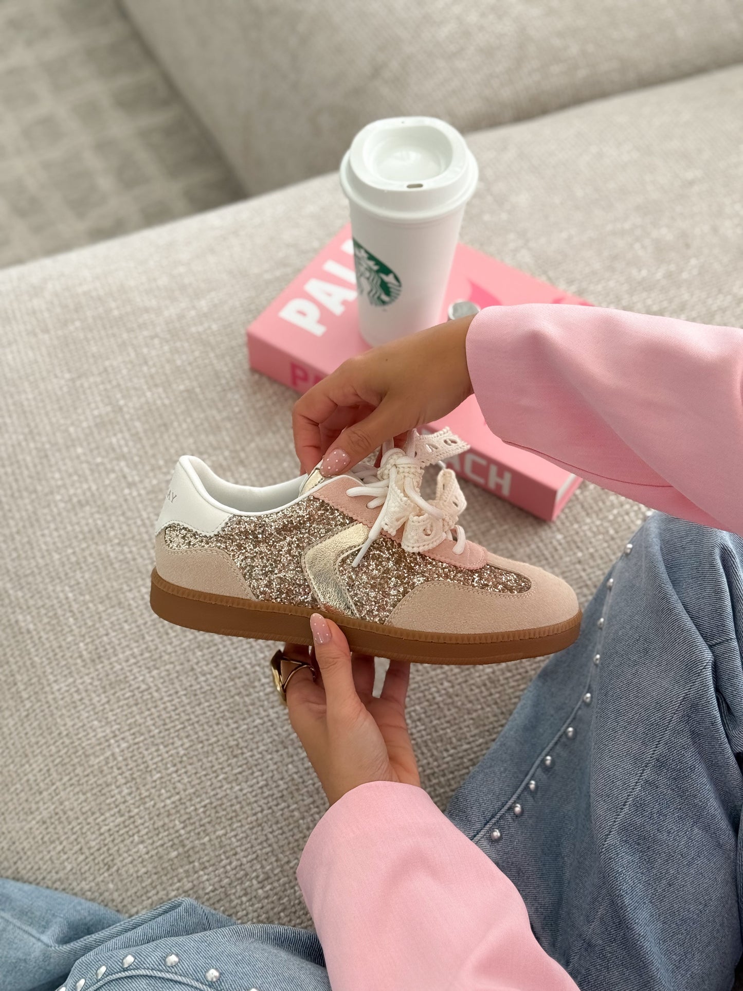 Lys | Roze sneakers