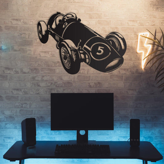 Metalen wanddecoratie - Ferrari 500