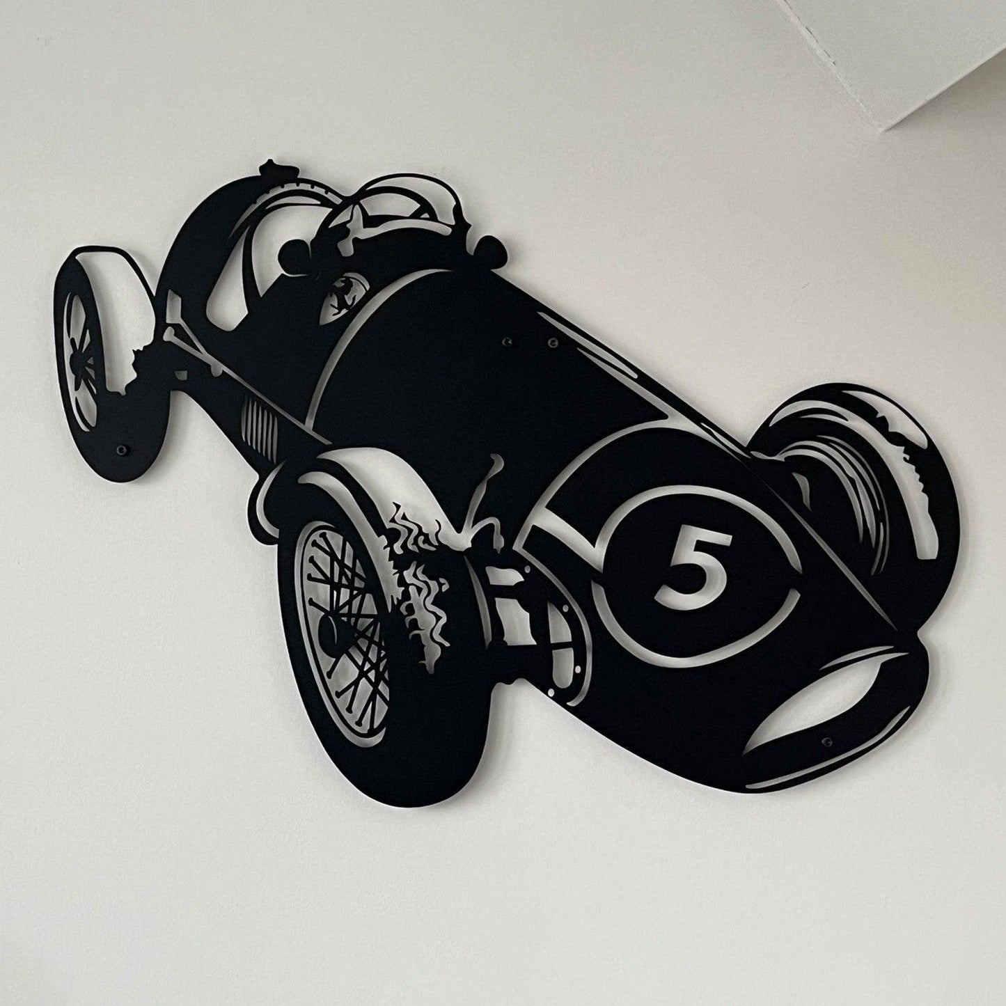 Metalen wanddecoratie - Ferrari 500