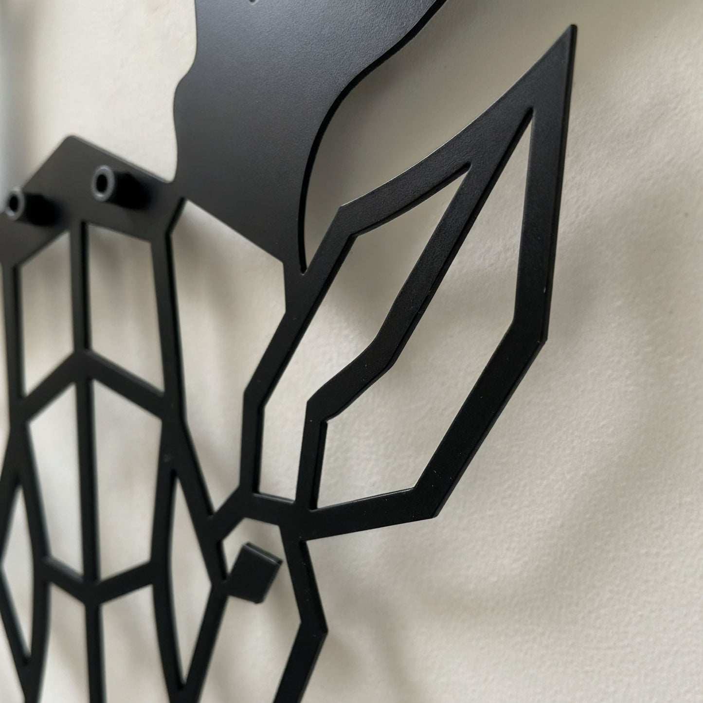 Metalen wanddecoratie - Hert