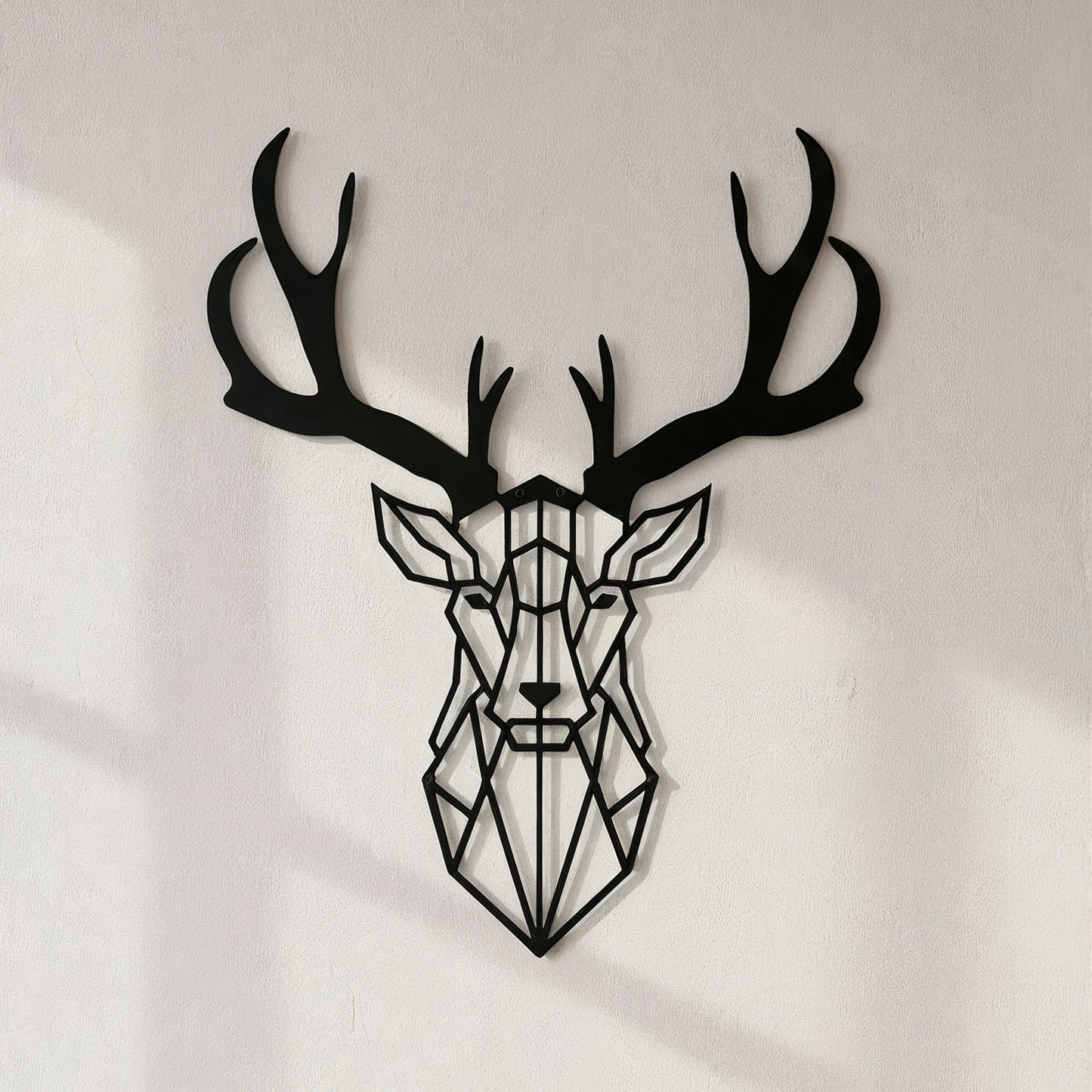 Metalen wanddecoratie - Hert