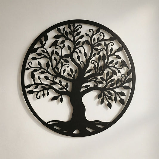 Metalen wanddecoratie - Levensboom 40/60/80cm
