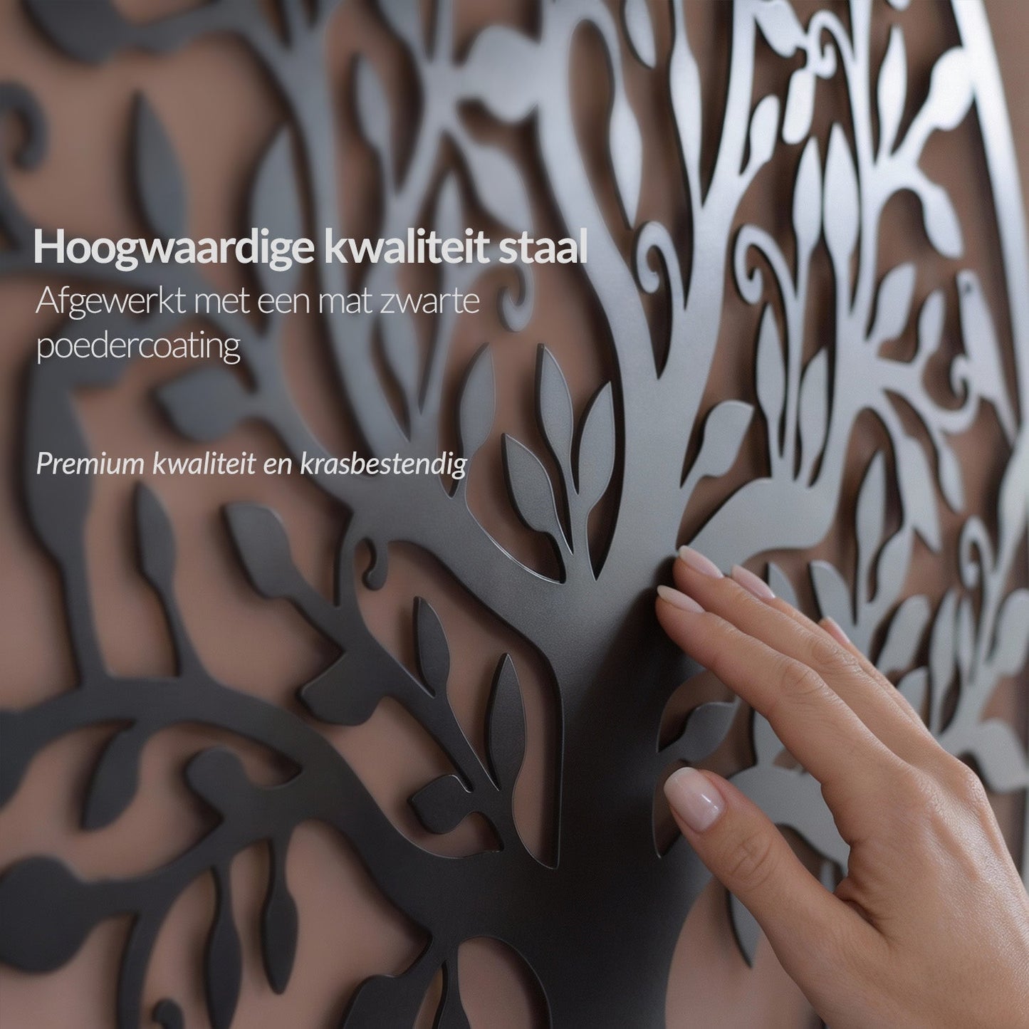 Metalen wanddecoratie - Levensboom 40/60/80cm