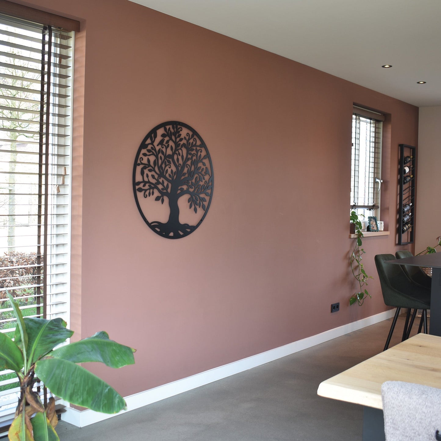 Metalen wanddecoratie - Levensboom 40/60/80cm