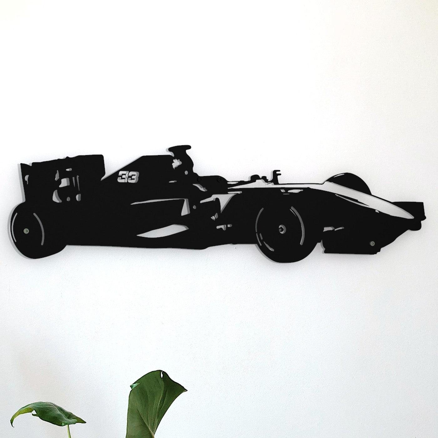 Metalen wanddecoratie - Max Verstappen (nr33)