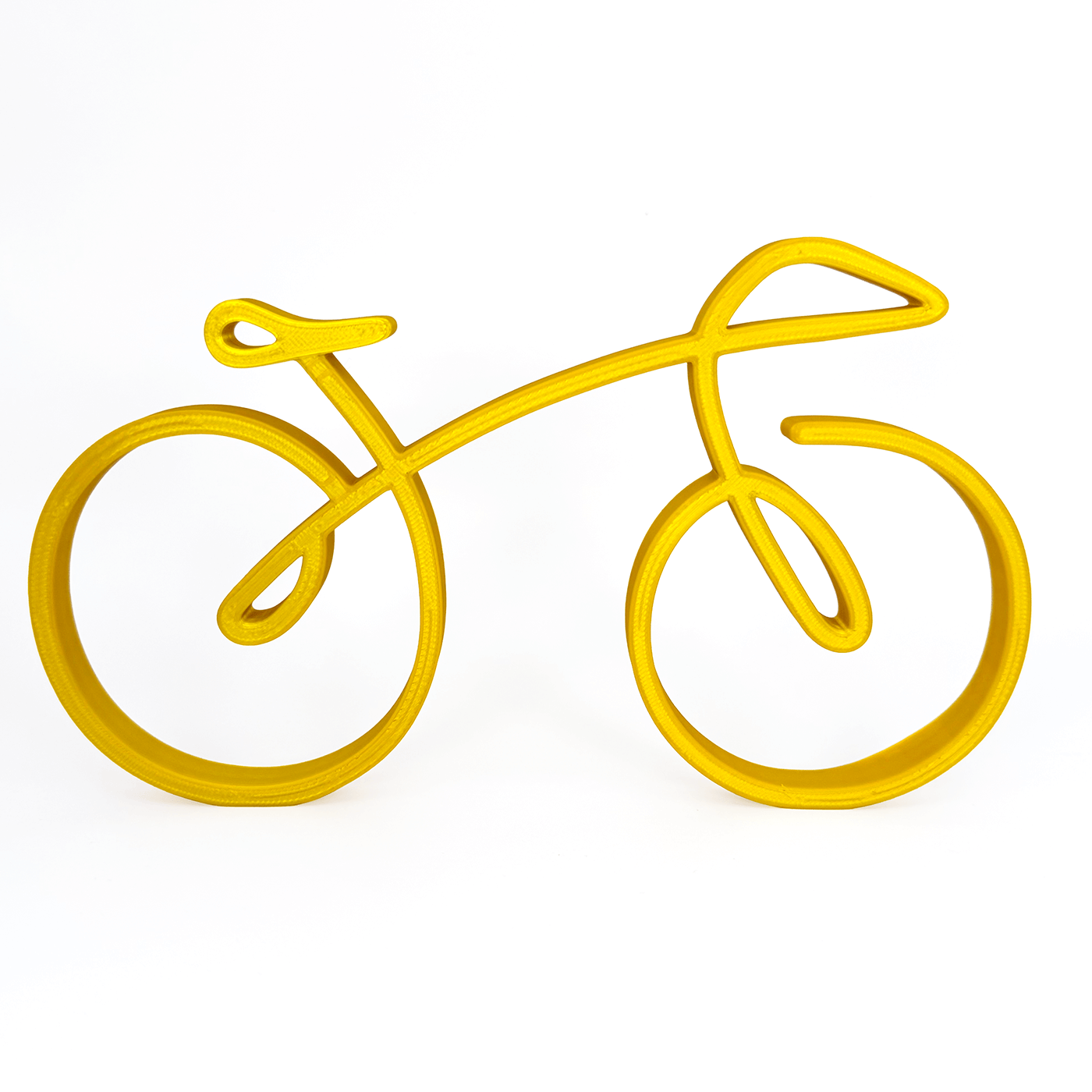 Minimalistische fiets decoratie