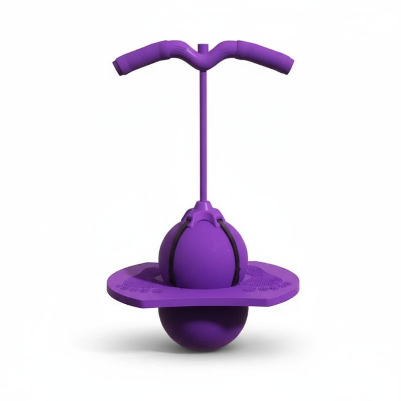 Plezier en fitness gaan altijd door💪 2-in-1 pogo-springer & balansbal