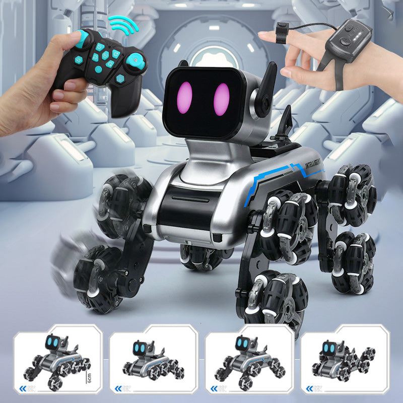 Op afstand bestuurbare robothond met gebarenherkenning🤖🦾