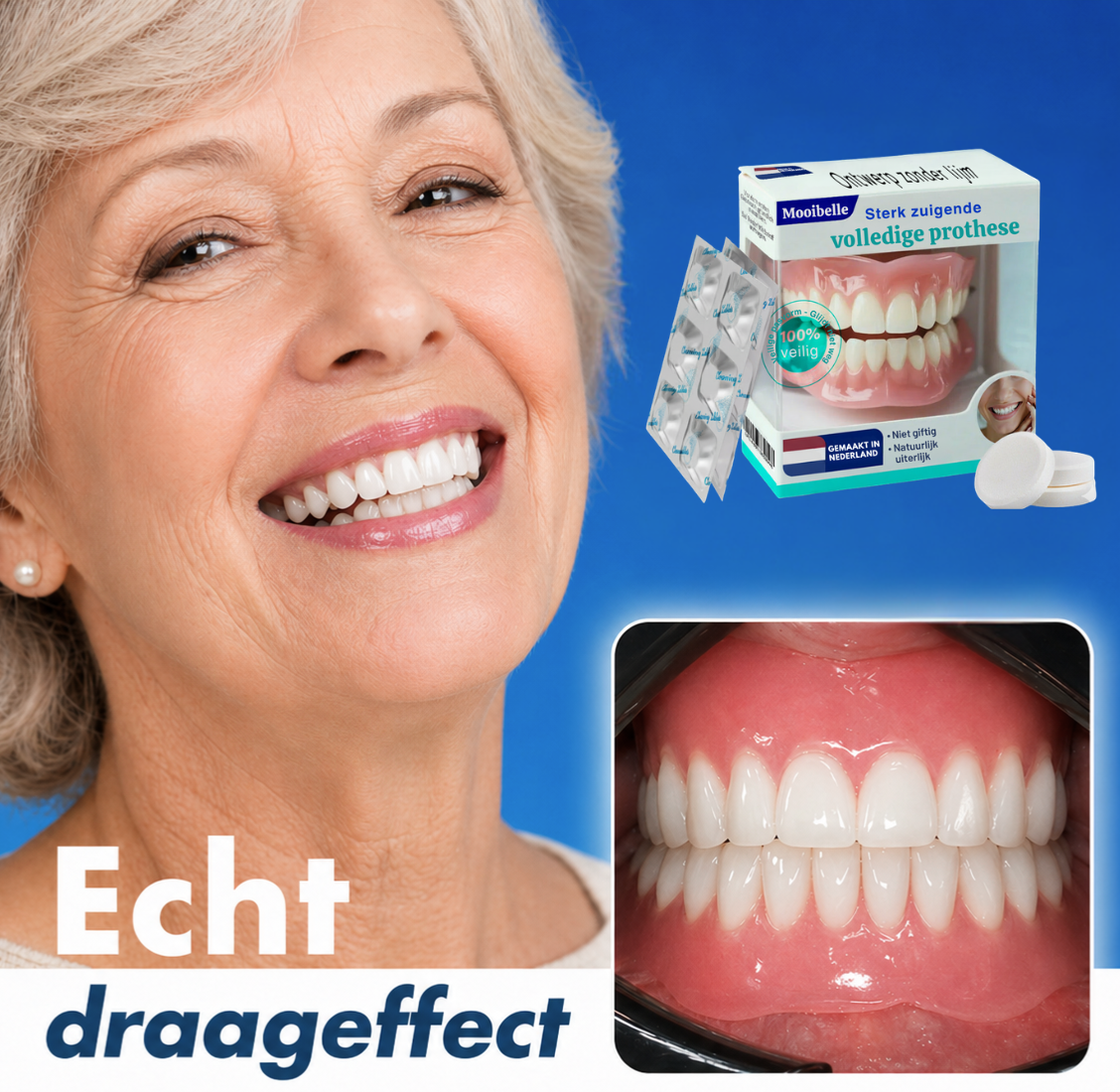 Volledige Prothese met Zuigeffect