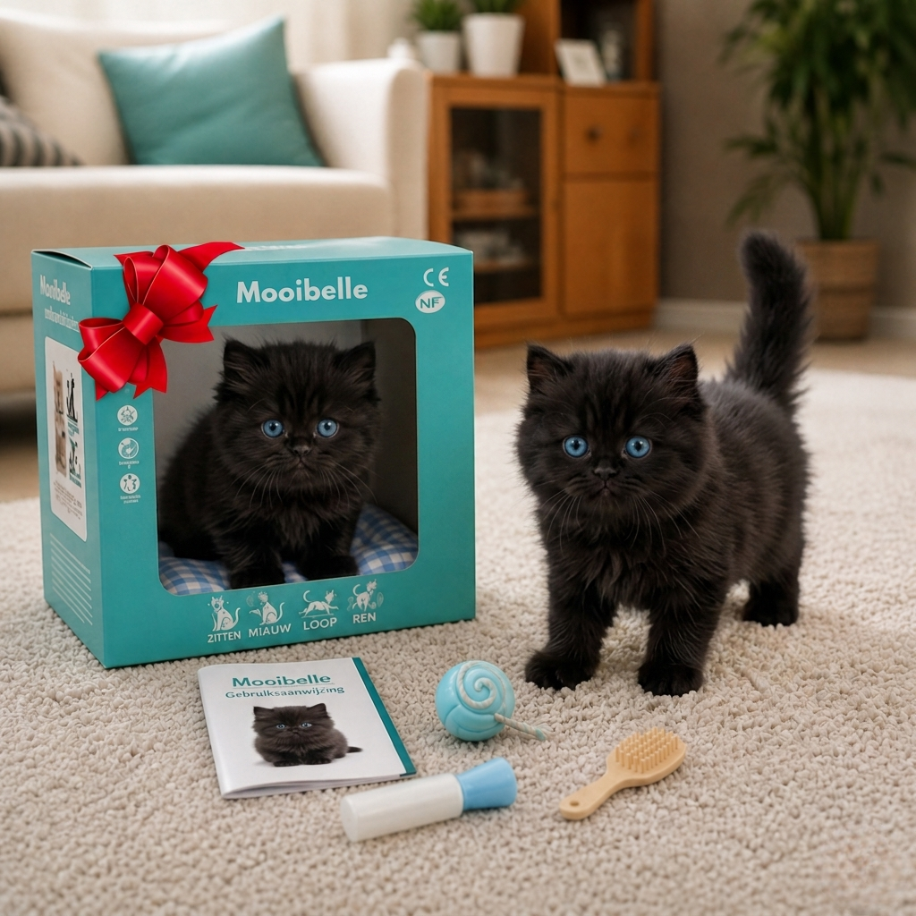 Interactieve knuffelkat
